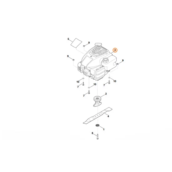 STIHL  Spalinowy silnik benzynowy  EVC 200.2 (EVC200-0003) 6350 011 1812